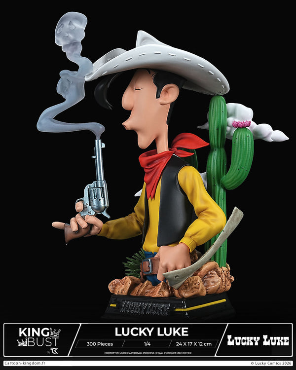 Buste de collection 1:4 Lucky Luke, King Bust Cartoon Kingdom 2026