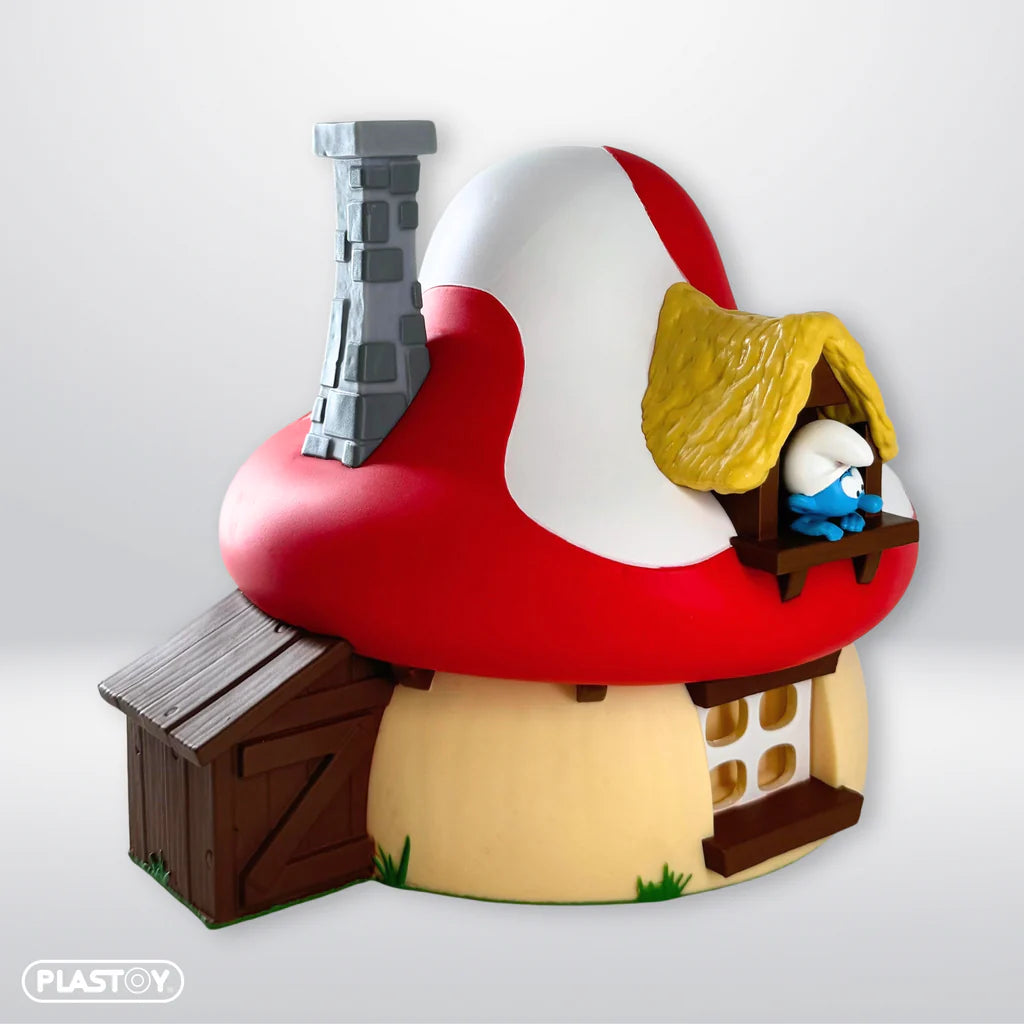 Tirelire Schtroumpf 20 Cm Faïence Céramique Avec Bouchon