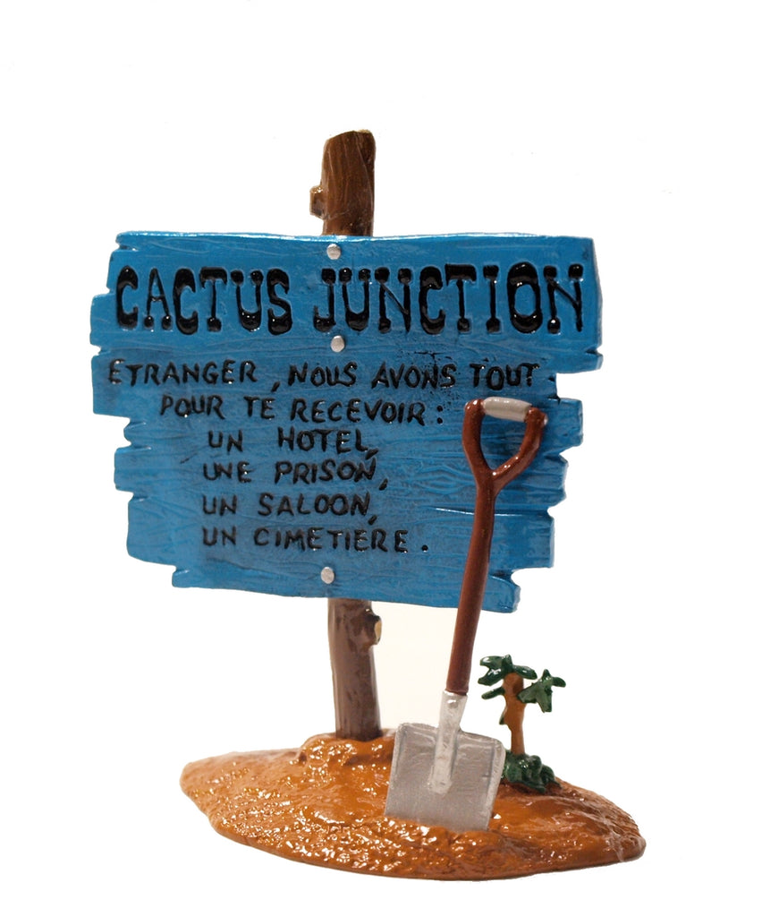 Figurine Pixi Lucky Luke, Panneau "Cactus Junction" 1999 (06505)