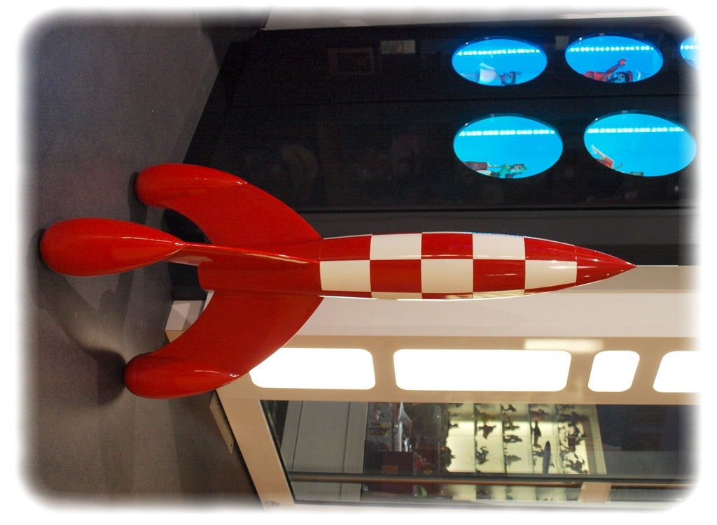 TINTIN: FUSEE - réplique résine 120 cm