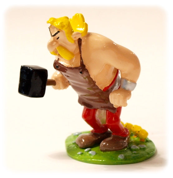 ASTERIX: CETAUTOMATIX FACHE - figurine métal