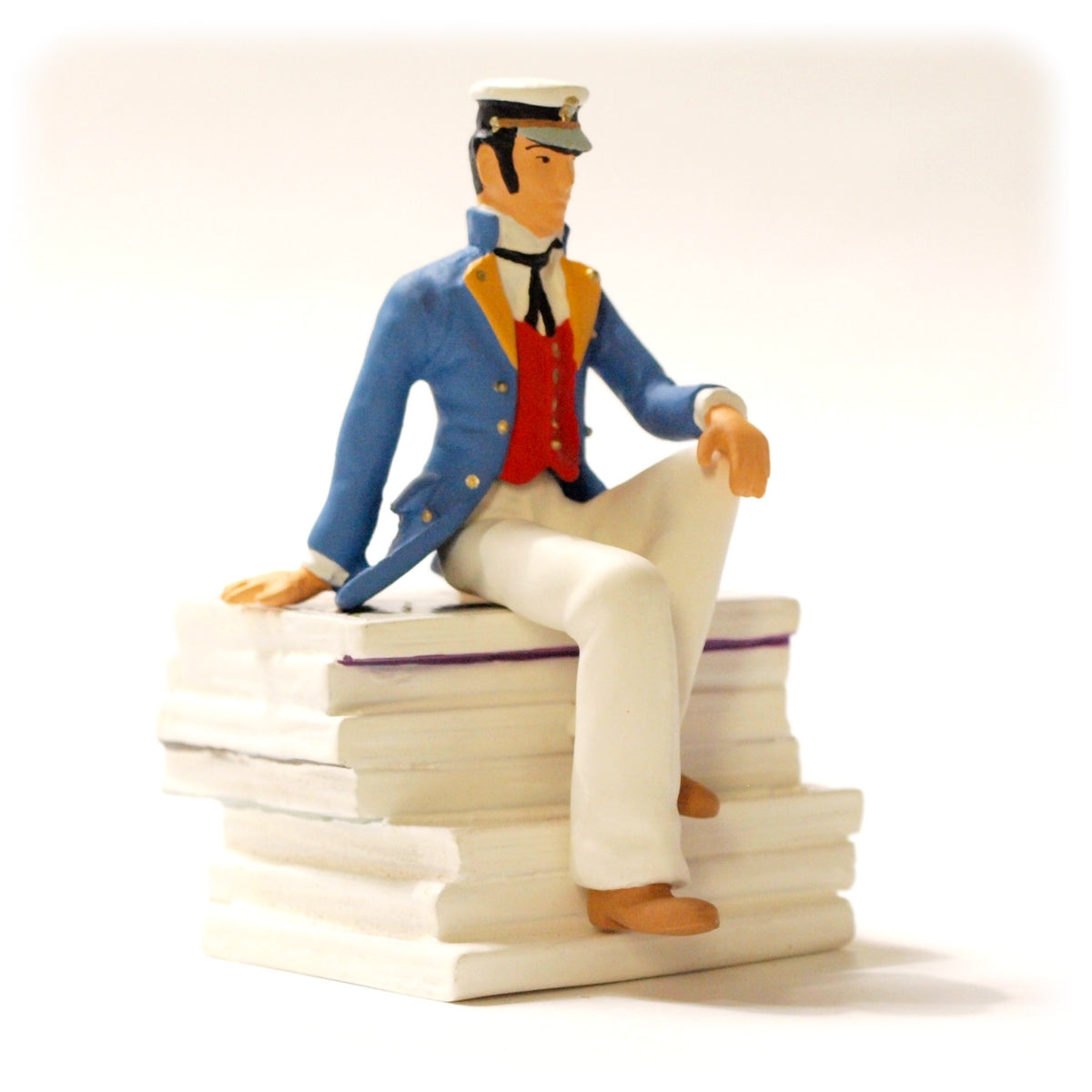 Figurine Corto Maltese - Sculpture Shangaï à Cheval - Pixi - Tirage Limité 350 Ex - 2005