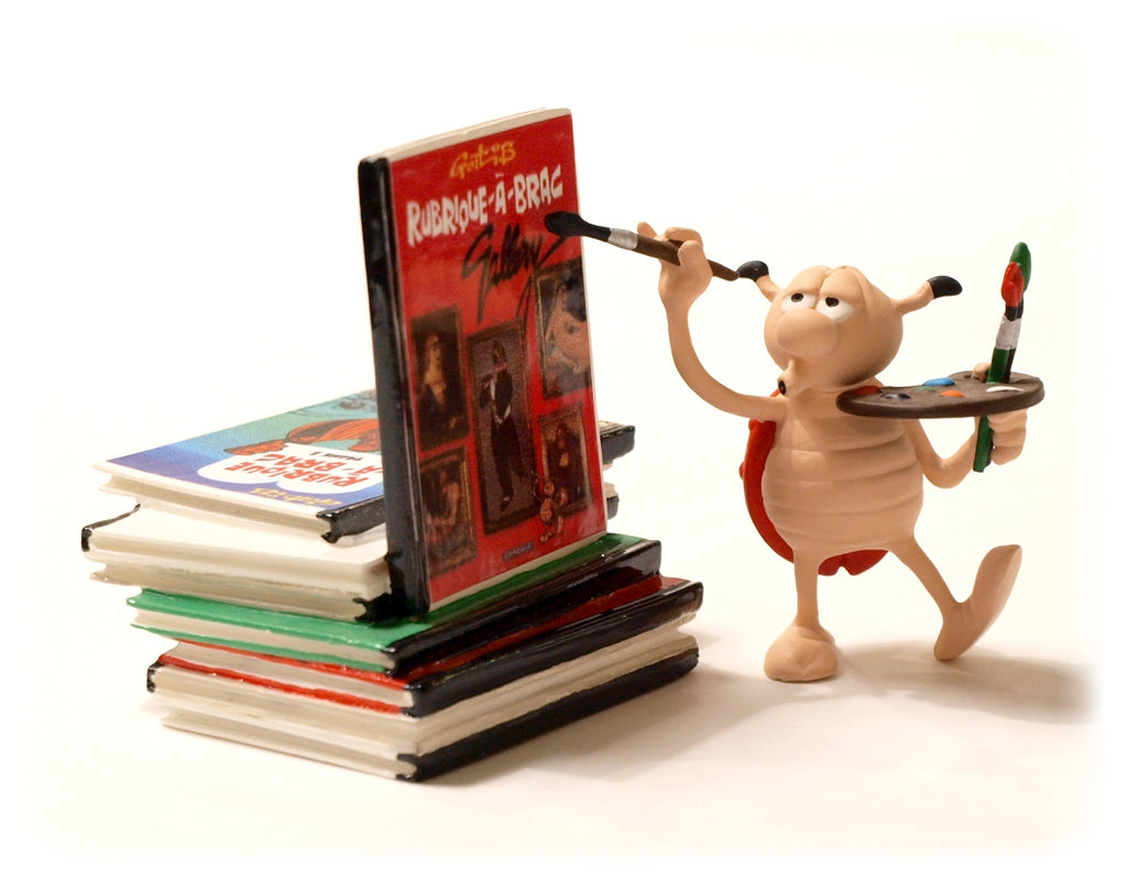 RUBRIQUE-A-BRAC: LA COCCINELLE PEINTRE, COLLECTION "PILES & FACES" - figurine métal