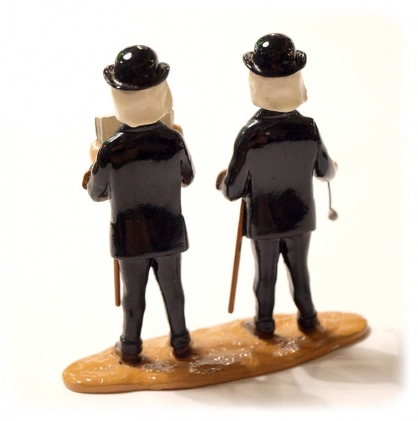 TINTIN: LES DUPONDT DANS LE DESERT - figurine métal 7.5 cm (pixi 4560 occasion)