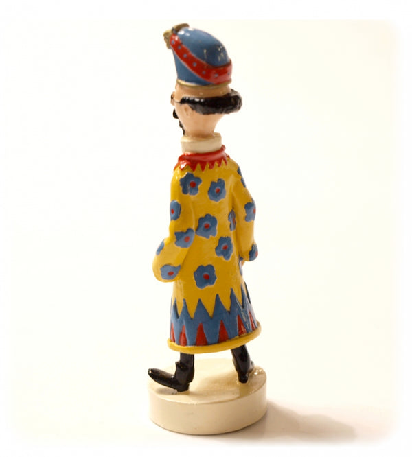 TINTIN - PIECE DU JEU D'ECHECS, FOU: TOURNESOL - figurine métal 8 cm (pixi 40530 occasion)