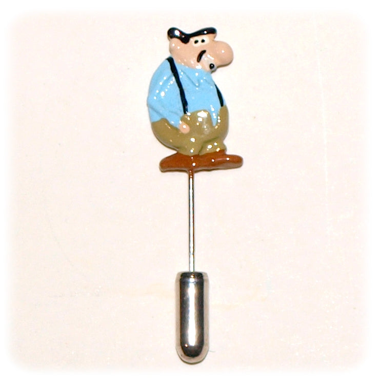 LES BIDOCHONS: ROBERT - épinglette métal 4.5 cm