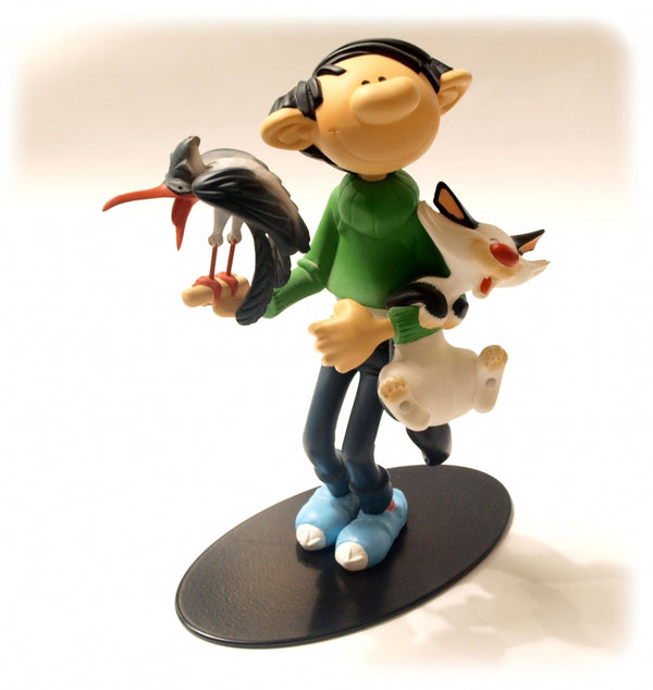 GASTON LAGAFFE: GARE AUX TROIS GAFFEURS - statuette résine 18 cm (occasion)