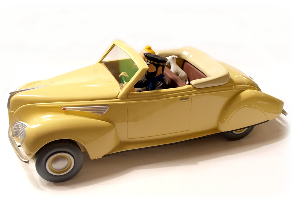TINTIN - LINCOLN ZEPHYR - réplique en bois Aroutcheff 40 cm (occasion)
