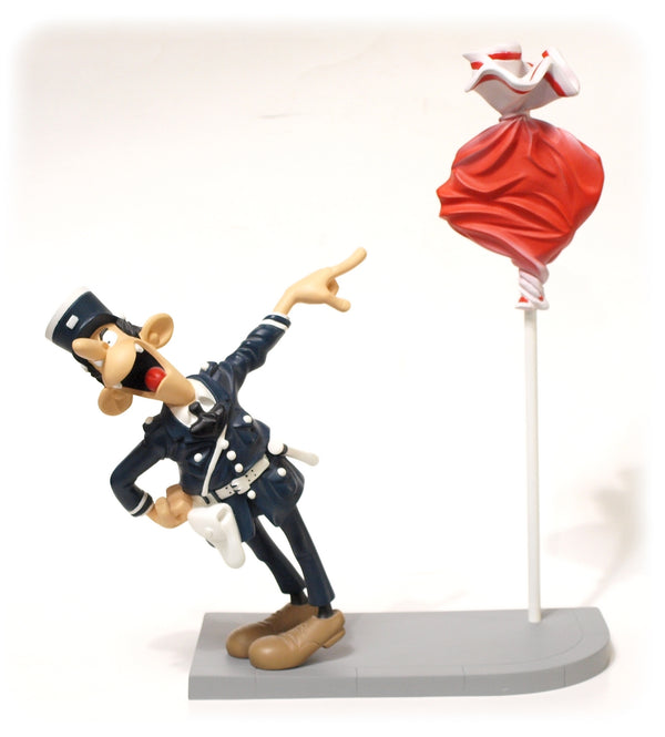 GASTON LAGAFFE - LONGTARIN - statuette résine 29 cm (occasion)