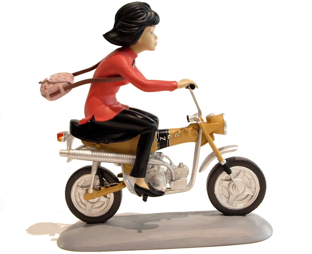 YOKO TSUNO SUR SA HONDA, VERSION CLUB-PASSION - statuette résine 18 cm (occasion)