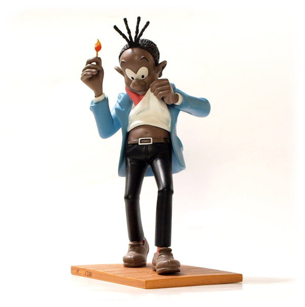 SPIROU: FANTASIO, LE RAYON NOIR - statuette résine 20 cm