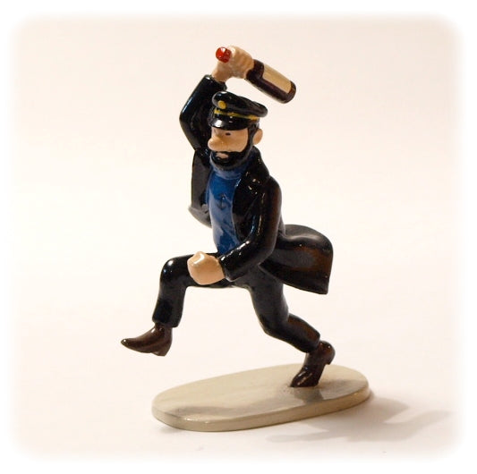 TINTIN: HADDOCK & LA BOUTEILLE - figurine métal 6 cm (pixi 4549 occasion)