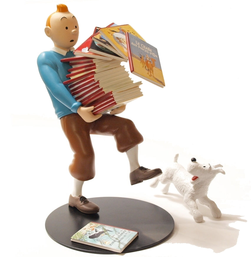Figurine TINTIN résine - Statuette Tintin résine| La Marque Zone