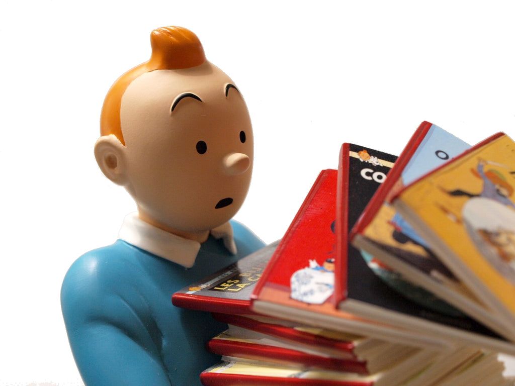 Lot De 6 Figurines Tintin 10 Cm En Résine, Par Enesco (Neuf, Sous Blister, Collection)