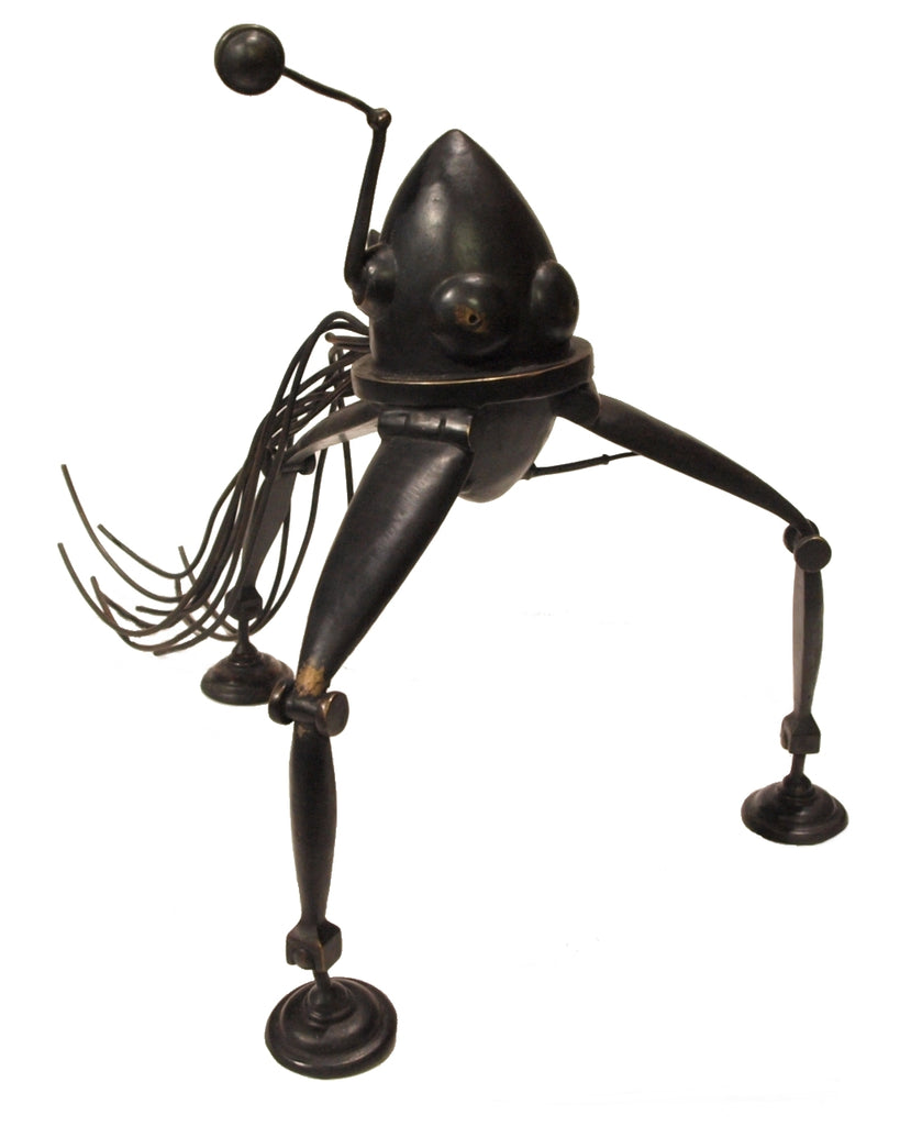 EDGAR P. JACOBS: LE TRIPODE DE LA GUERRE DES MONDES - statue en bronze