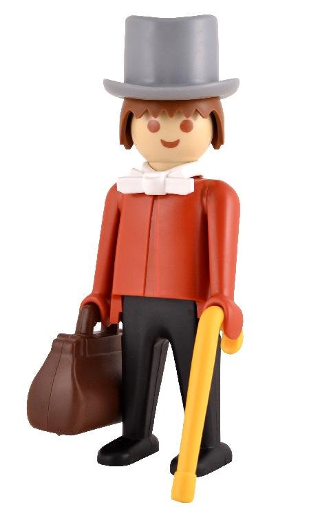 PLAYMOBIL: LE GENTLEMAN DU FAR-WEST - figurine de collection 24 cm