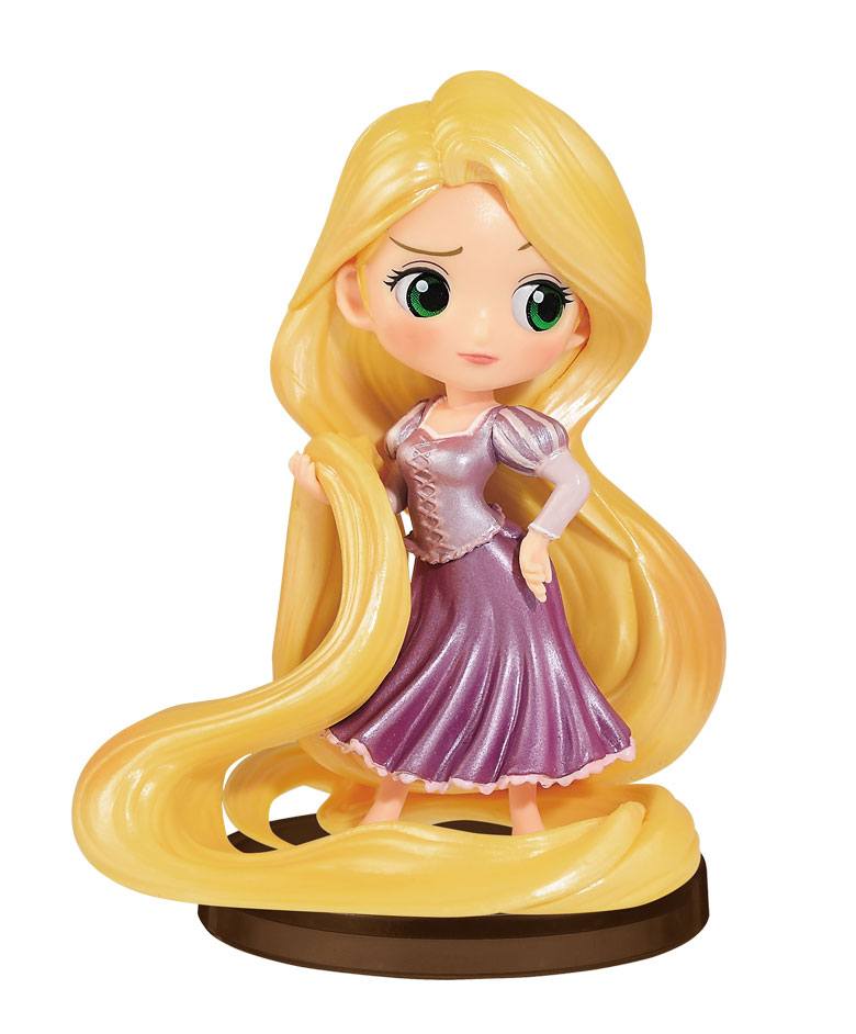 RAIPONCE: RAIPONCE, Q POSKET PETIT - GIRLS FESTIVAL - figurine en vinyle 7 cm