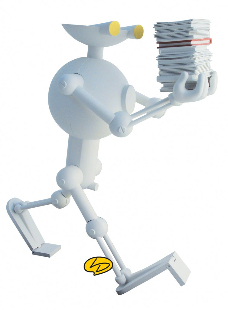 CHALAND - LE ROBOT - statuette résine 26 cm