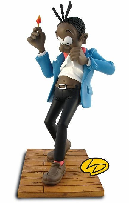 SPIROU: FANTASIO, LE RAYON NOIR - statuette résine 20 cm