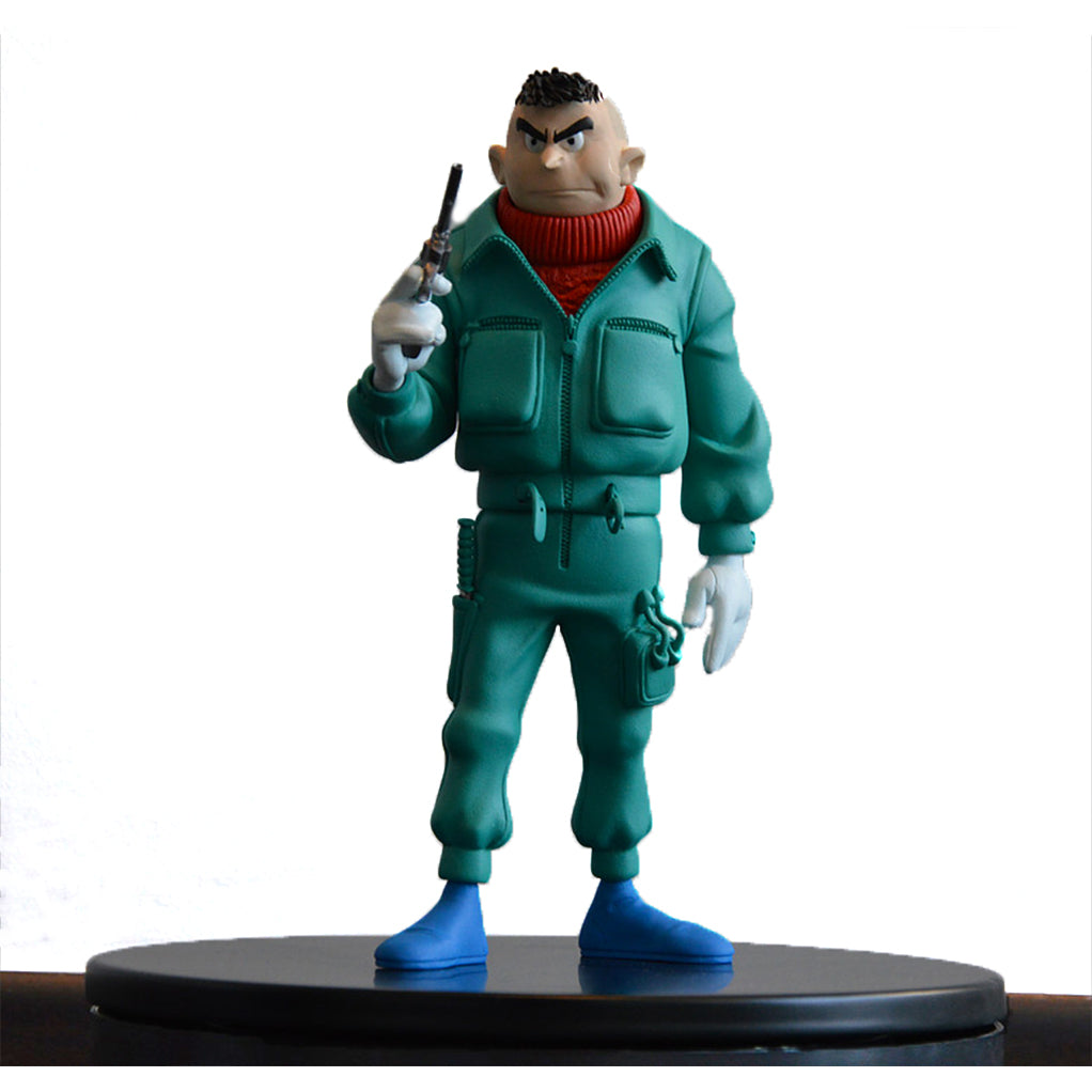 SPIROU: JOHN HELENA, LA MURENE - statuette résine 20 cm