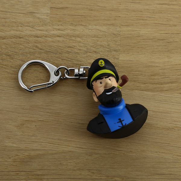 TINTIN: HADDOCK - porte-clés buste pvc 4 cm