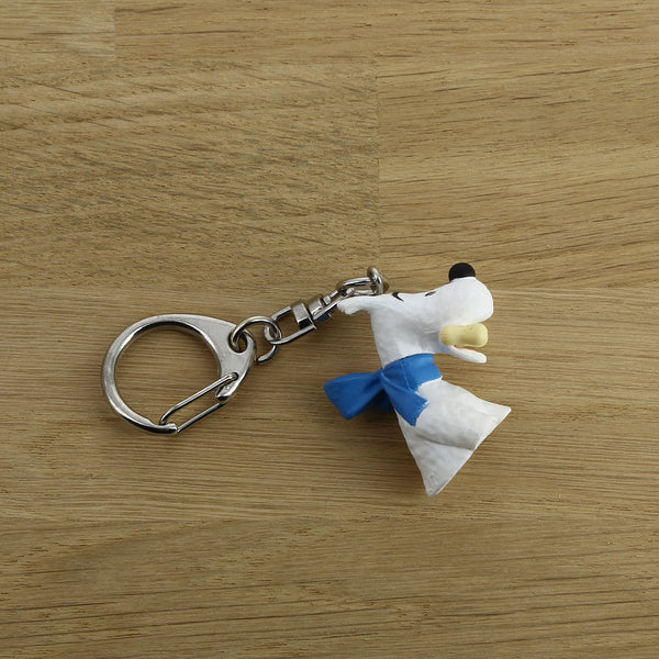 TINTIN: MILOU - porte-clés buste pvc 4 cm