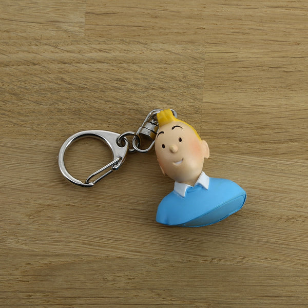 TINTIN: TINTIN - porte-clés buste pvc 4 cm