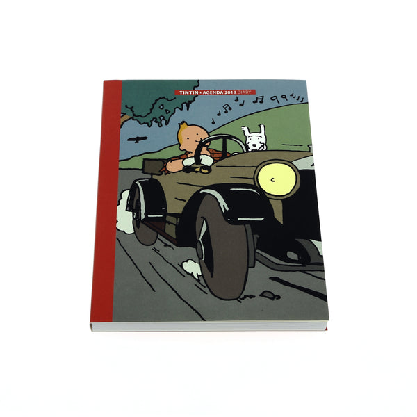 TINTIN: petit agenda 2018 9 x 16 cm