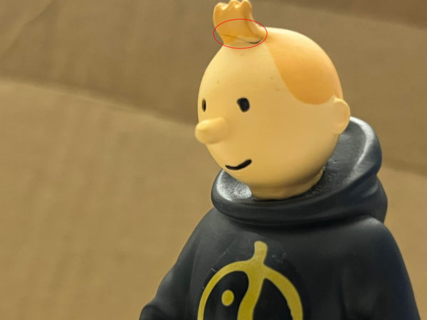 (article avec défauts) Figurine Tintin en toge 