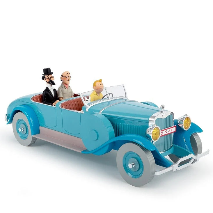 VOITURE TINTIN PACKARD du roi Muskar Sceptre d' Ottokar 1/43 Boite + fascicule EUR 15,00
