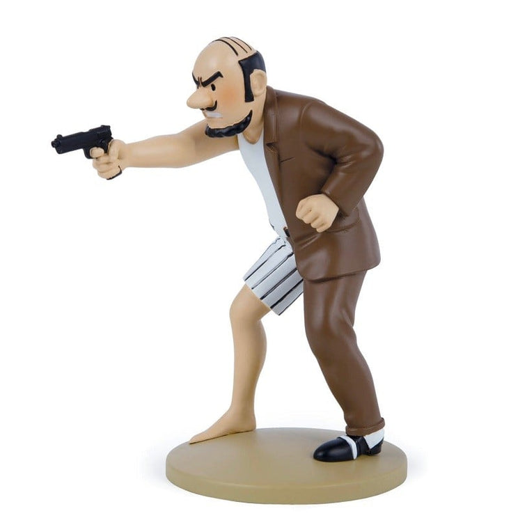 Figurine Tintin Et Milu En Résine – Temple Du Soleil – édition Internationale – 12 Cm – Peinte à La Main