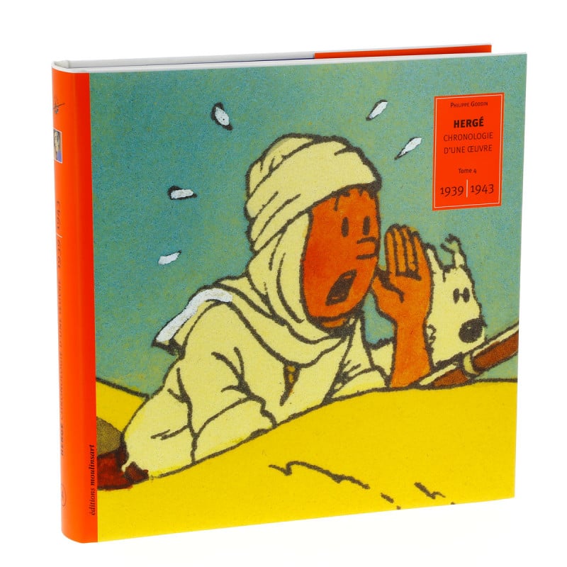 (article avec défaut) TINTIN: "HERGE" CHRONOLOGIE D'UNE OEUVRE TOME 4 - 1939 à 1943 (Copie)