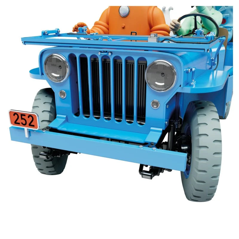 VOITURE MINIATURE MAQUETTE Tintin Jeep D'Objectif Lune Hachette N°10 au VOITURE MINIATURE MAQUETTE Tintin Jeep D'Objectif Lune Hachette N°10 au