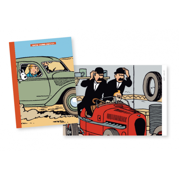 TINTIN: agenda de bureau 2020 16 x 21 cm