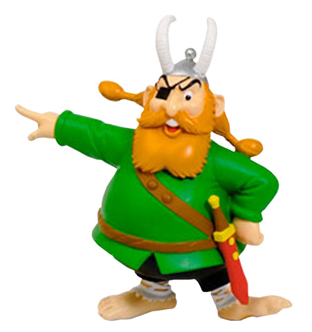 ASTERIX: LA GRANDE GALERIE DES PERSONNAGES #10: BARBE ROUGE - statuette résine