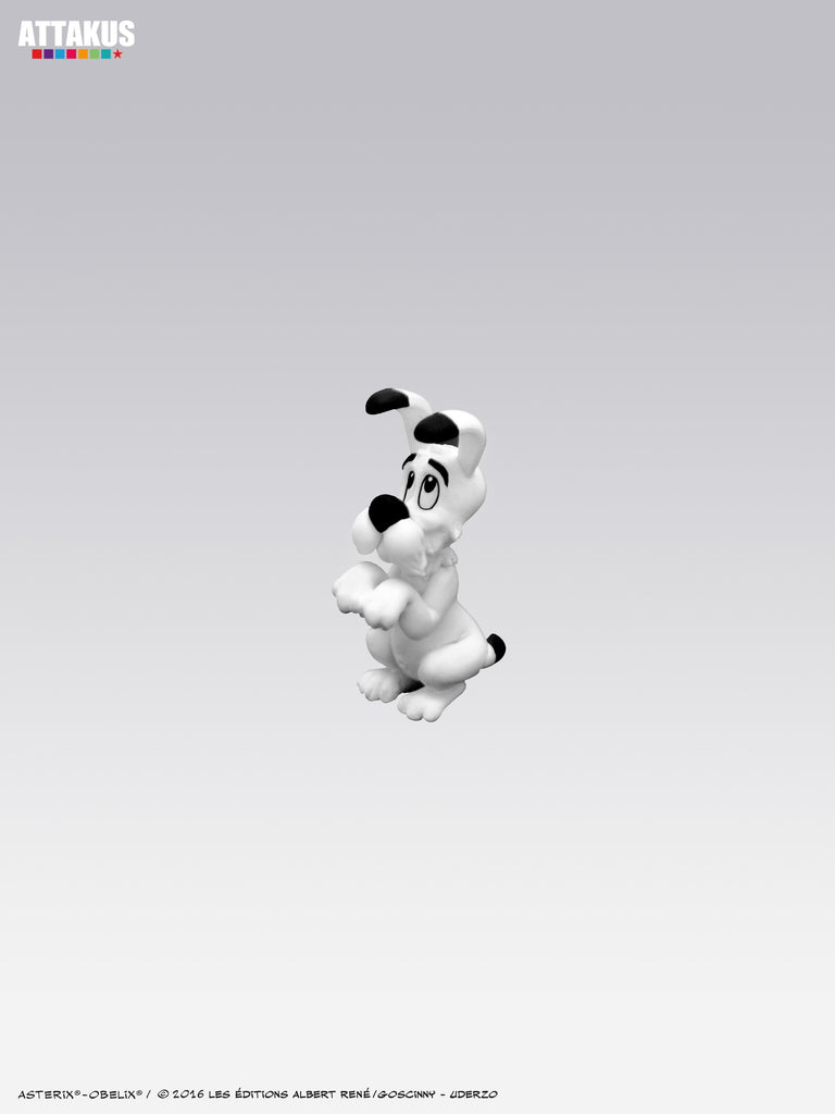 ASTERIX: IDEFIX FAIT LE BEAU - porte-clés pvc 4 cm