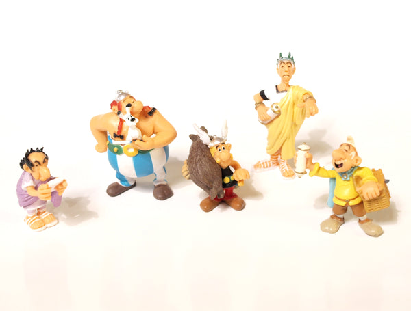 ASTERIX: LE PAPYRUS DE CESAR - coffret de 5 figurines 5 cm