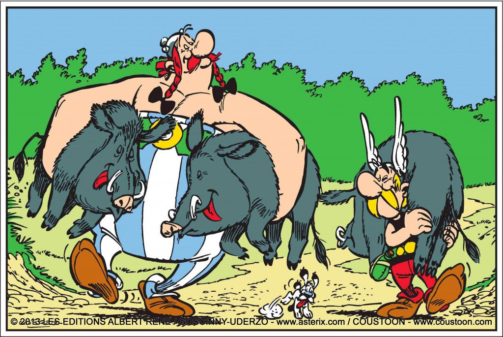 UDERZO / ASTÉRIX Verre Thème ASTERIX souvenir Parc Astérix 2004 EUR 15