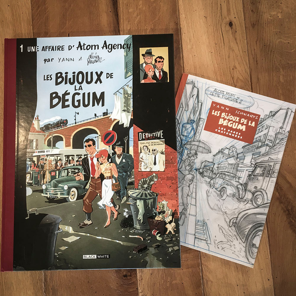 ATOM AGENCY: TOME 1, LES BIJOUX DE LA BEGUM - tirage luxe par Yann & Schwartz