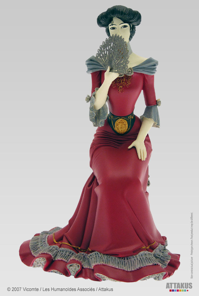 Figurine de collection Sasmira (version rouge) Laurent Vicomte Attakus 2006 (c738)