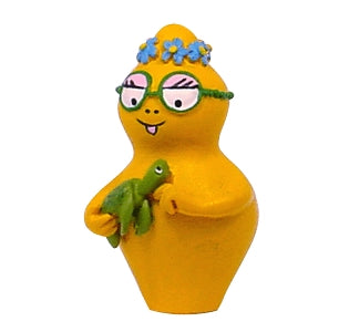 BARBAPAPA: BARBOTINE ET SA TORTUE - figurine plastique