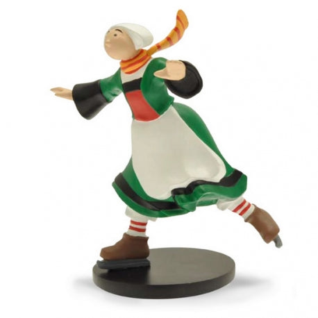 BECASSINE: BECASSINE PATINEUSE - statuette résine 17 cm