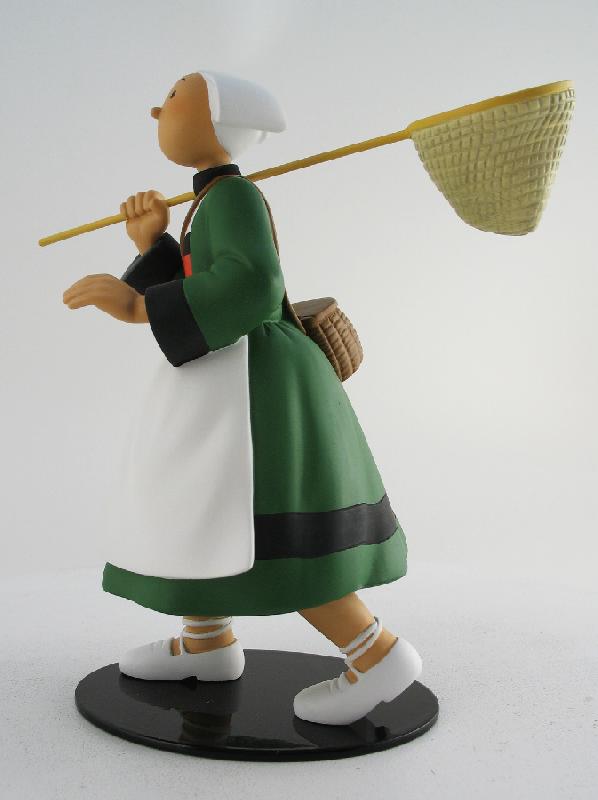 BECASSINE: PECHE A PIED - statuette résine 15 cm