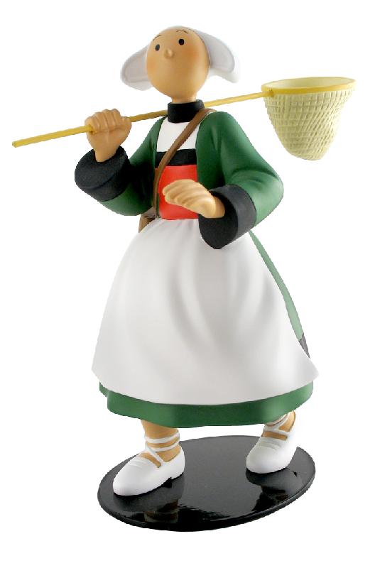 BECASSINE: PECHE A PIED - statuette résine 15 cm