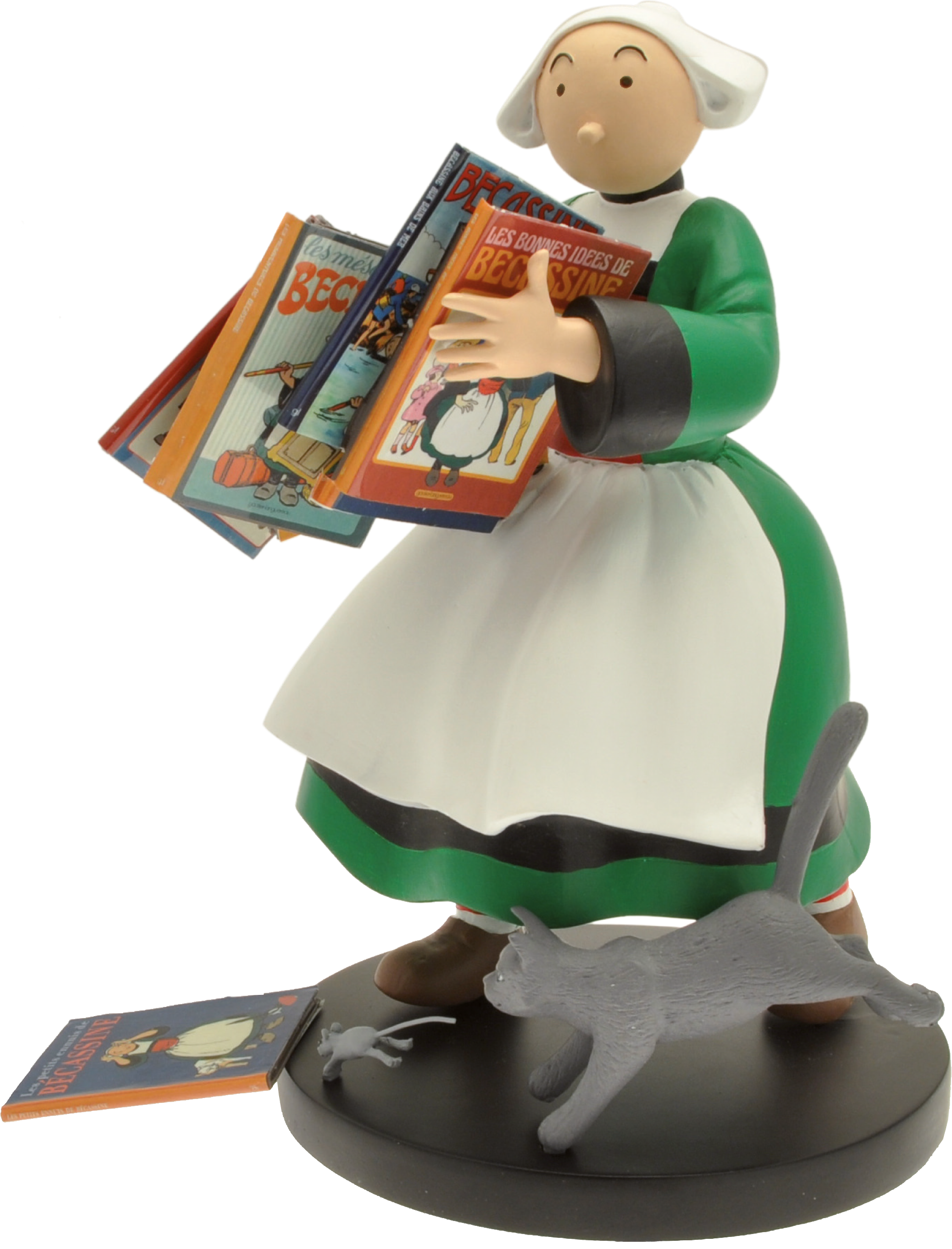PLASTOY n° 413 Bécassine robe au vent 16 cm résine fait main neuf en boite