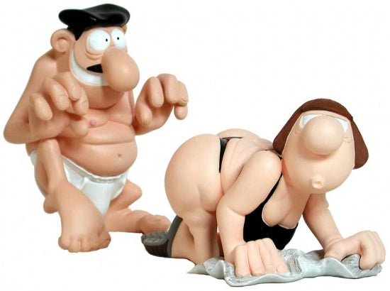 LES BIDOCHON - SEXY - statuette résine