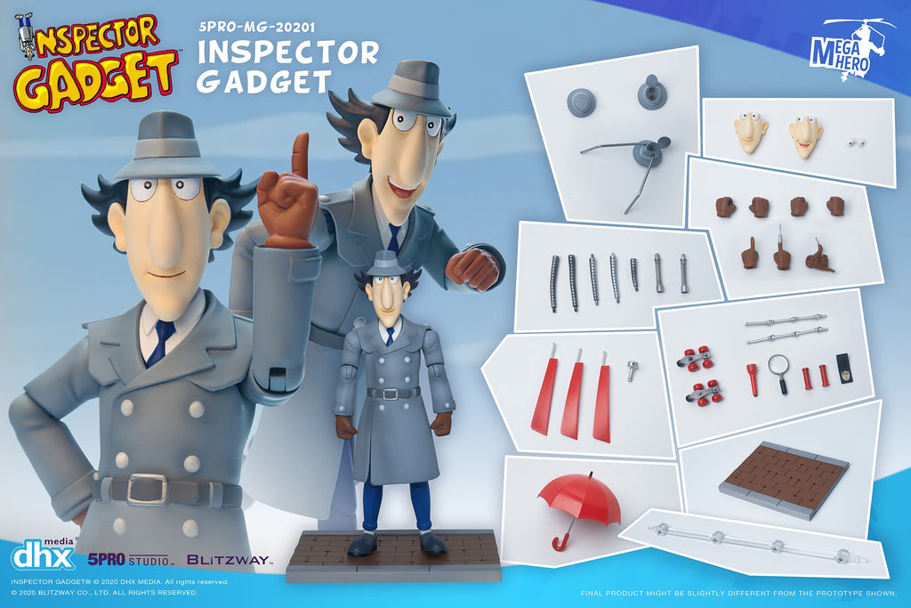INSPECTEUR GADGET Blister wind-up BANDAI - MOC Neuf - Gadgéto Copter (C441