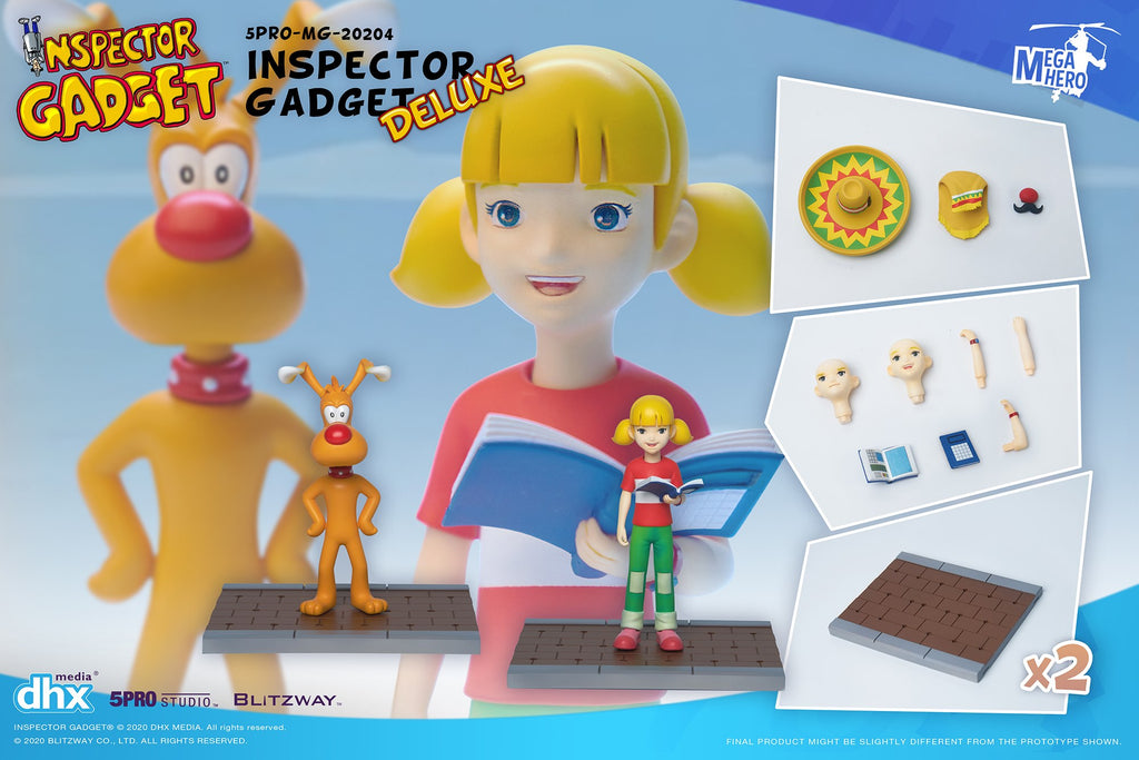 Figurine Inspecteur Gadget – Bandai – PVC – Sous Blister – Collection