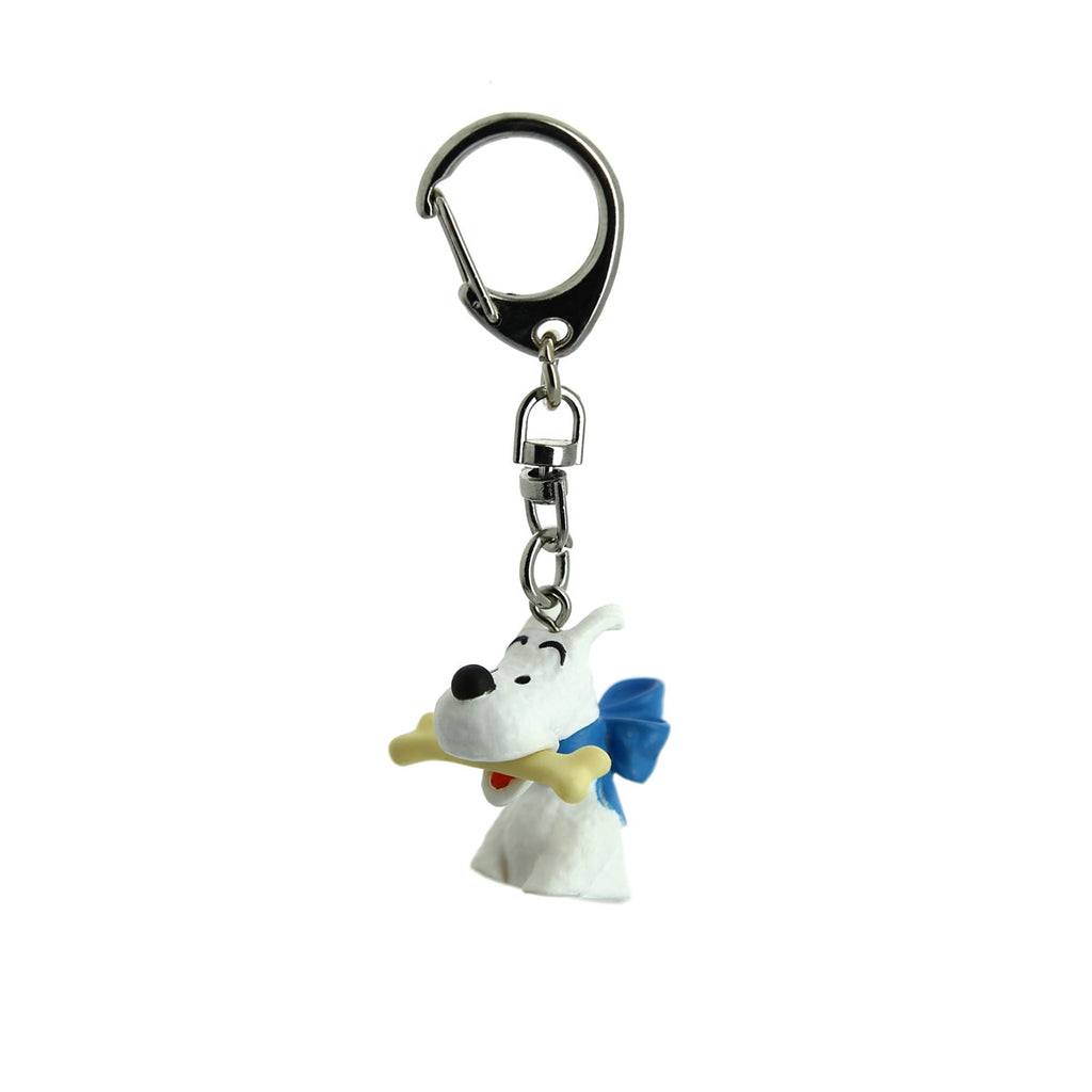 TINTIN: MILOU - porte-clés buste pvc 4 cm