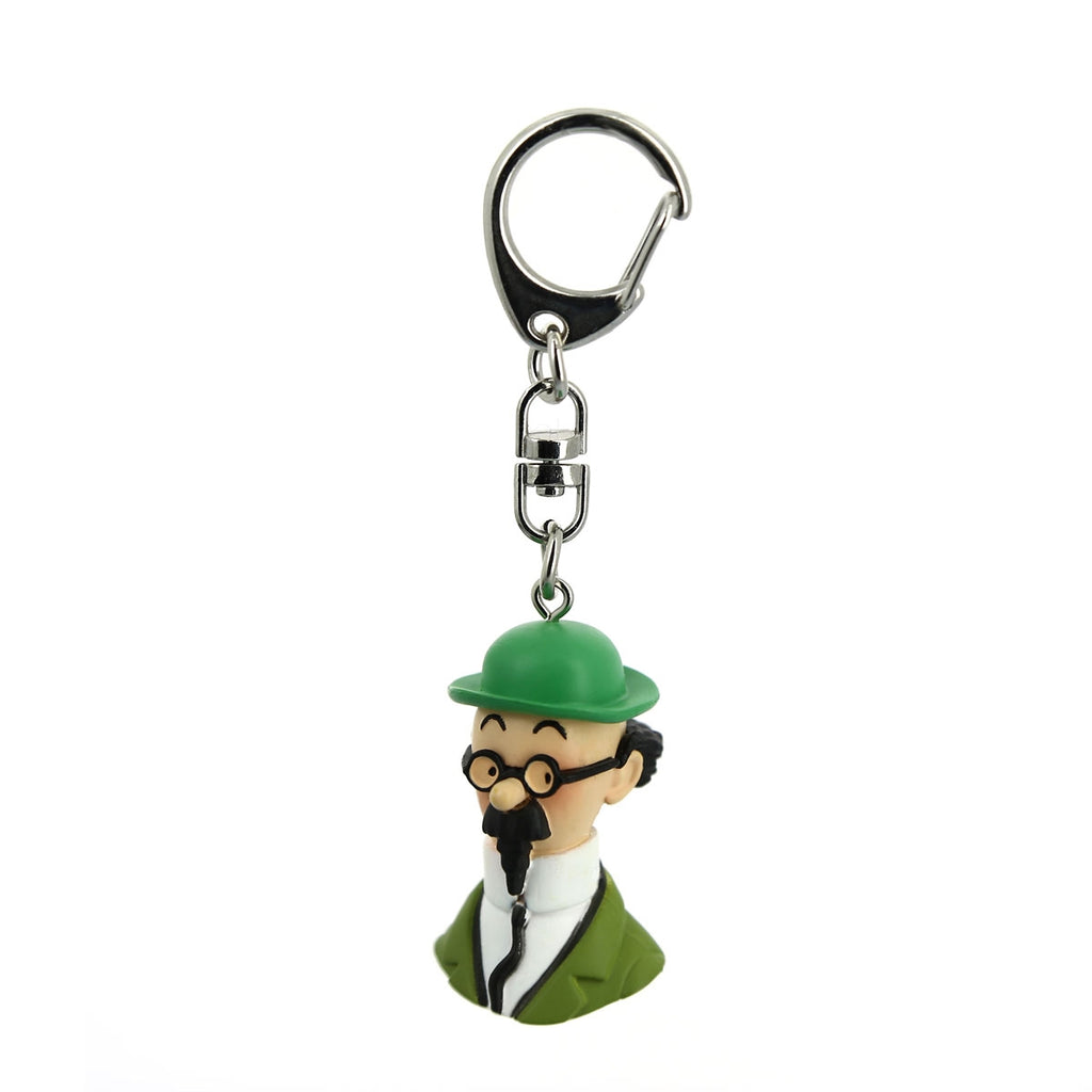 TINTIN: TOURNESOL - porte-clés buste pvc 4 cm